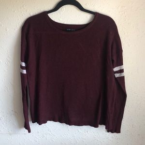 AEO Cozy Burgundy Sweater